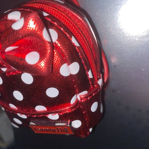 Disney nuiMOs Loungefly Minnie Mouse Red Polka Dot Backpack - Picture 9 of 12